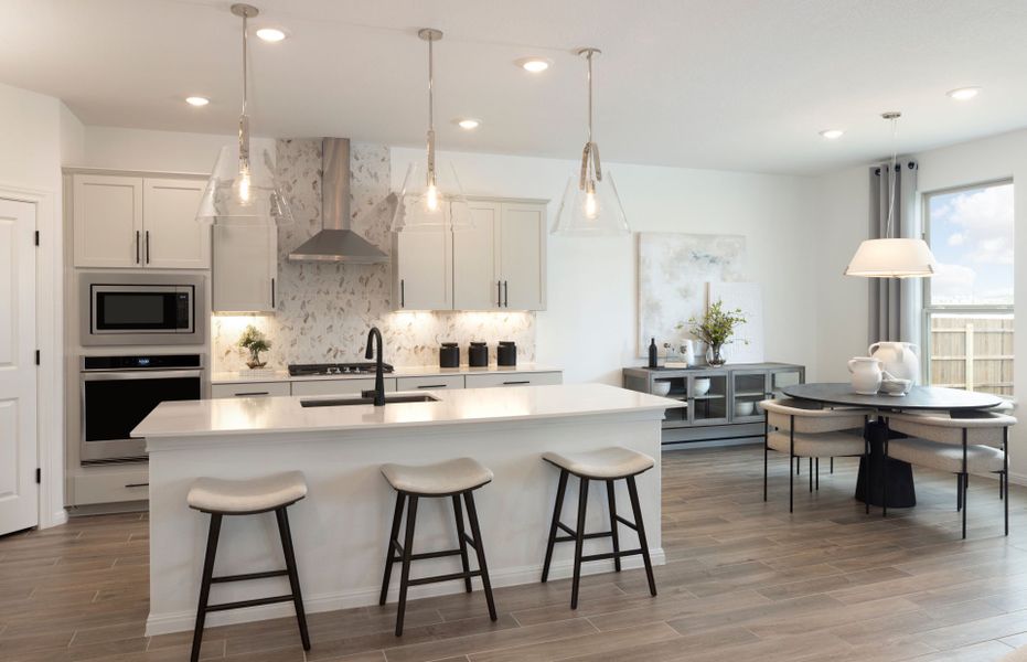 Furnished interior view inside a new home in Saddleback at Santa Rita Ranch, Liberty Hill (Image 8).