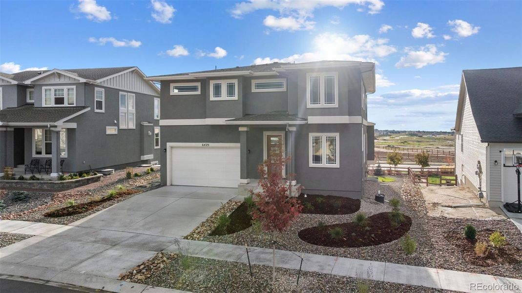 Exterior details and patio area of a home in , Colorado Springs (Image 25). Exterior details and patio area of a home in , Colorado Springs (Image 25).