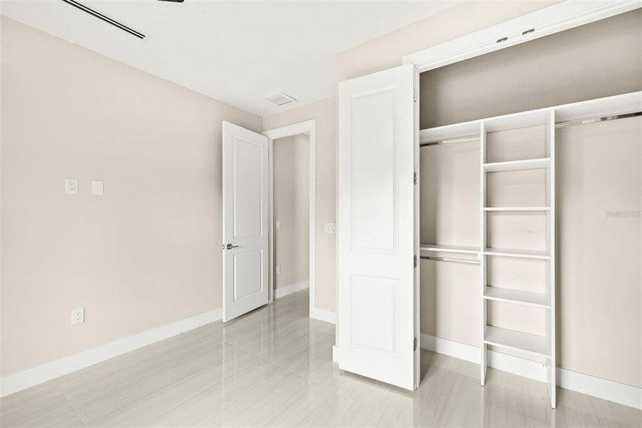 Bedroom 4 (large closet with built in shelves) Bedroom 4 (large closet with built in shelves)