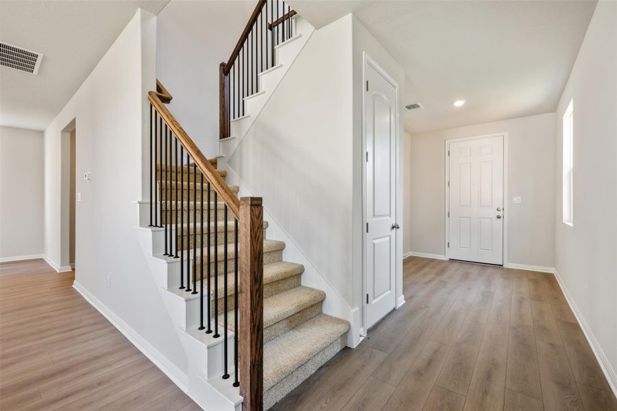 Spacious, unfurnished interior of a new home in The Cottages at La Cima, San Marcos (Image 19). Spacious, unfurnished interior of a new home in The Cottages at La Cima, San Marcos (Image 19).