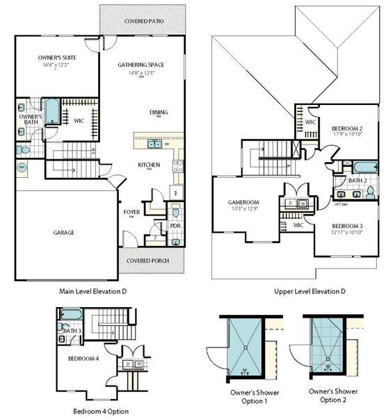 2D floor plan layout for the Avery by Masonwood Homes in Cielo West, Round Rock, TX (Image 2). 2D floor plan layout for the Avery by Masonwood Homes in Cielo West, Round Rock, TX (Image 2).