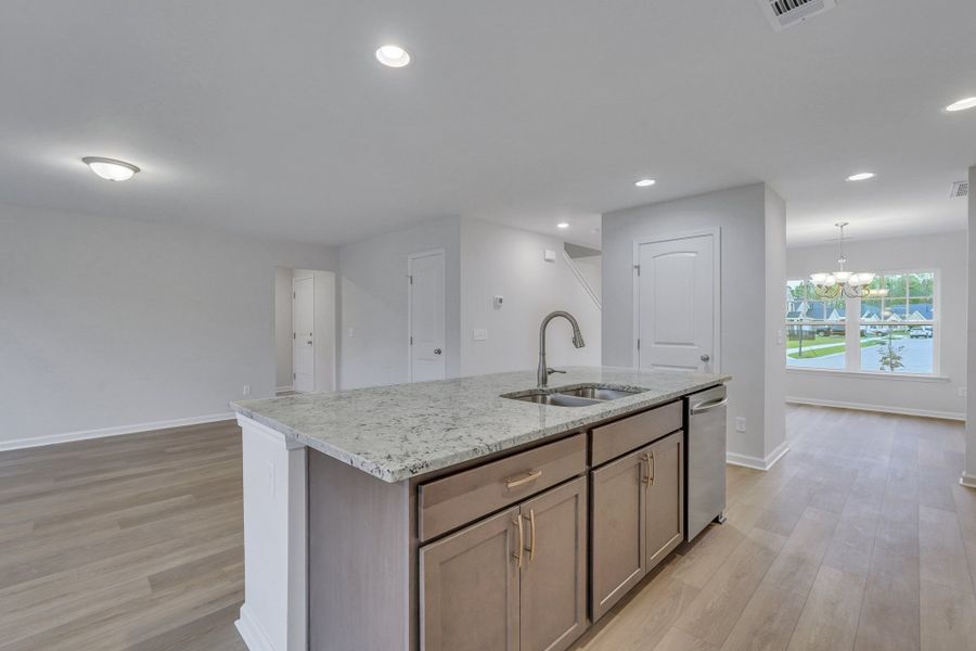 Representative furnished interior of a home built from the The Birch by Smith Family Homes in Lakeview Pines, Statesboro (Image 12).