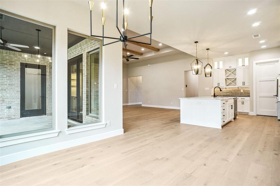 Dining room has 5 floor to ceiling windows for an abundance of natural light! Dining room has 5 floor to ceiling windows for an abundance of natural light!
