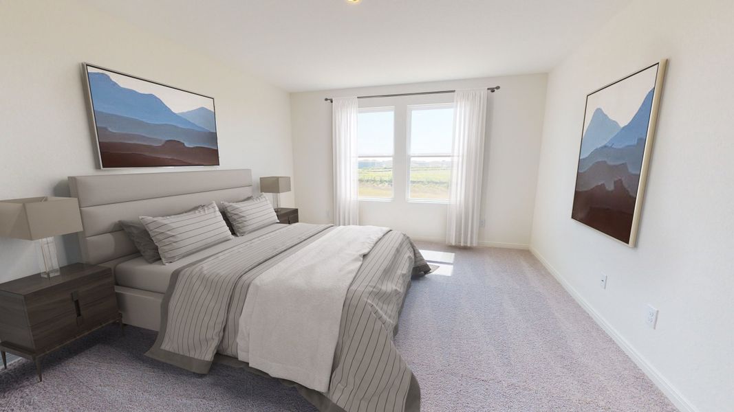 Representative furnished interior of a home built from the Compass by Starlight Homes in Pinckney Place, North Charleston (Image 7).