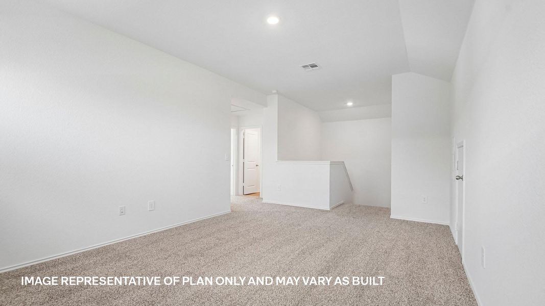Representative unfurnished interior of a home built from the The Naples by D.R. Horton in Durango, Mustang Ridge (Image 33).