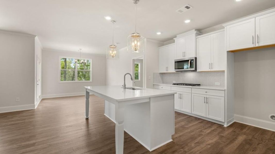 Furnished interior view inside a new home in Hamptons at Riverwood North, Dallas (Image 9).