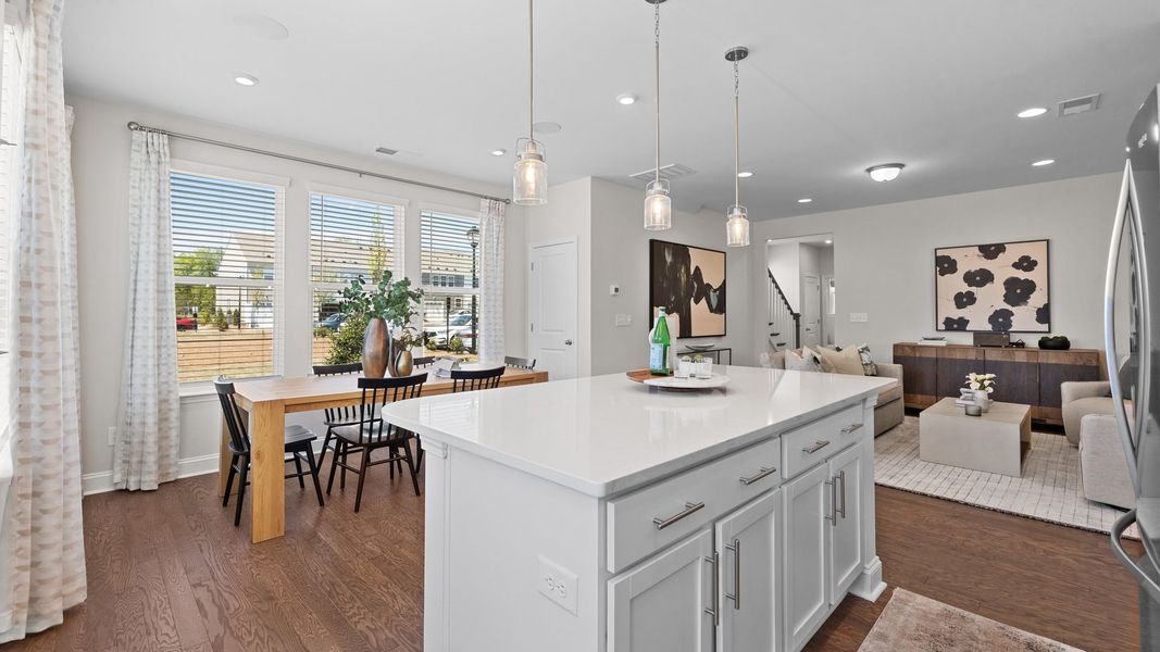 Furnished interior view inside a new home in Odell Park, Charlotte (Image 9).