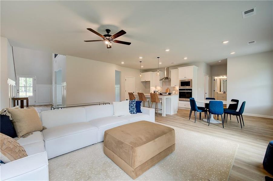 Furnished interior view inside a new home in Kingston, Locust Grove (Image 37).
