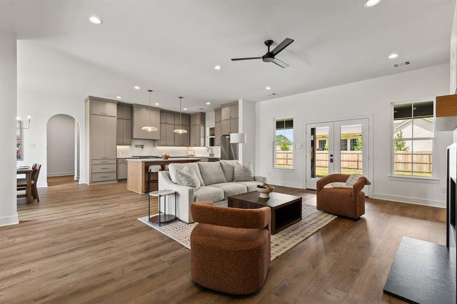 Furnished interior view inside a new home in , Robinson (Image 7).