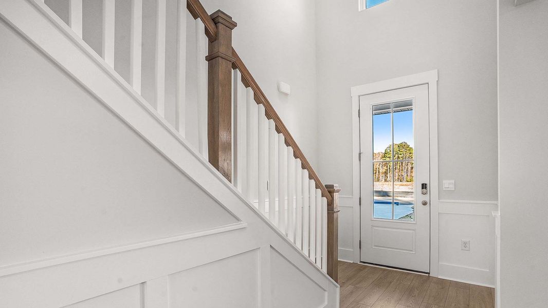 Spacious, unfurnished interior of a new home in Coastal Farms, Conway (Image 9). Spacious, unfurnished interior of a new home in Coastal Farms, Conway (Image 9).