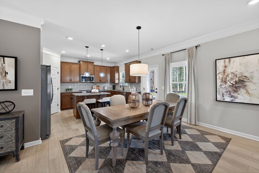 Furnished interior view inside a new home in Summerfield Place, Carrollton (Image 4).