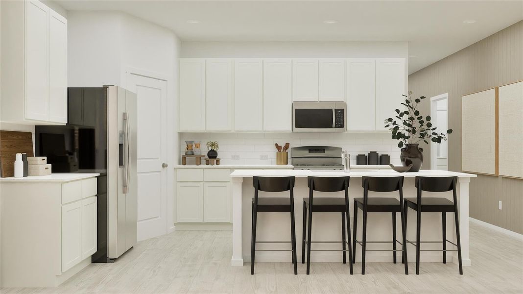 Furnished interior view inside a new home in Elm Creek, Elgin (Image 6).