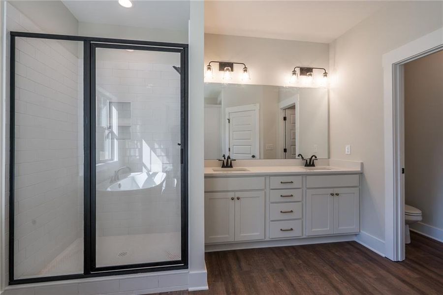 Furnished interior view inside a new home in , Social Circle (Image 5).