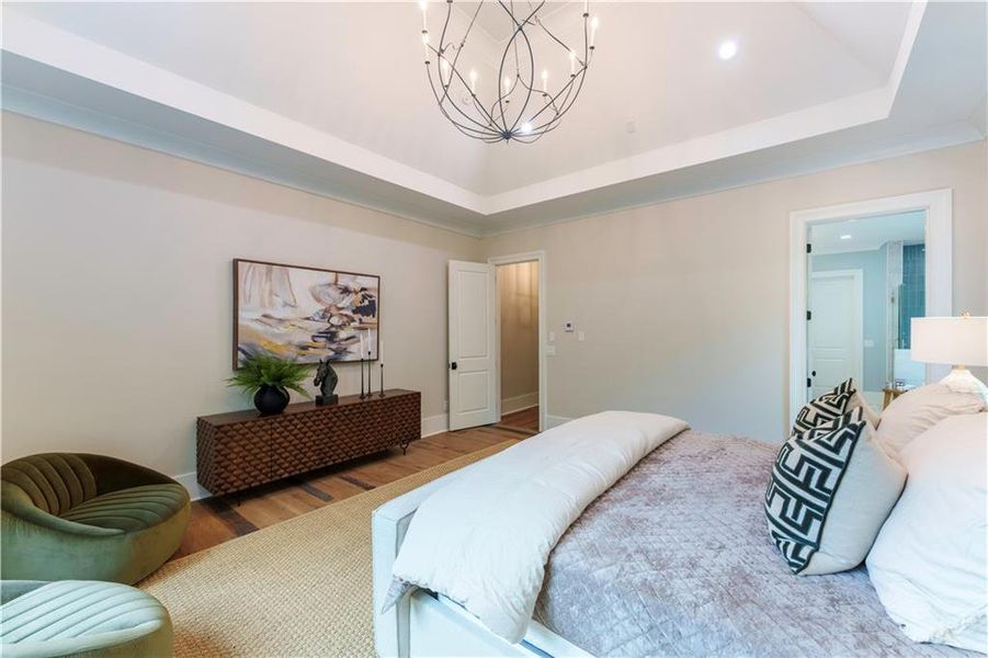 Furnished interior view inside a new home in , Atlanta (Image 5).