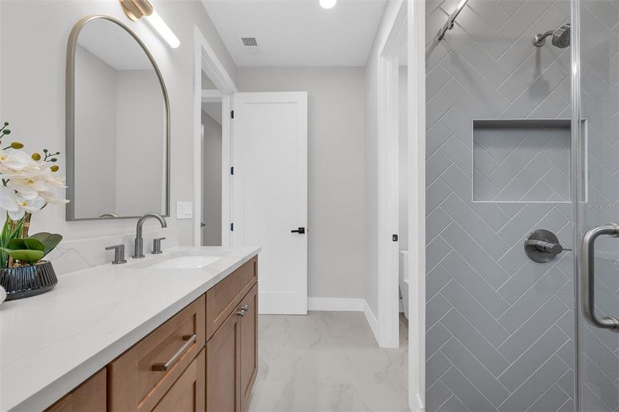 Furnished interior view inside a new home in , Orlando (Image 19). Furnished interior view inside a new home in , Orlando (Image 19).