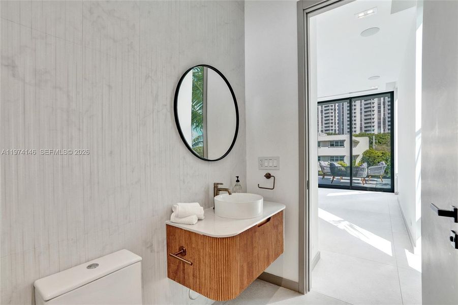 Furnished interior view inside a new home in , Miami Shores (Image 12).