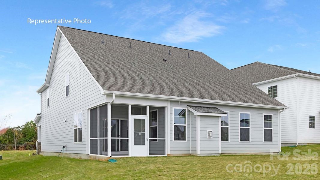 Exterior details and patio area of a home in Sylvan Creek, Denver (Image 26).