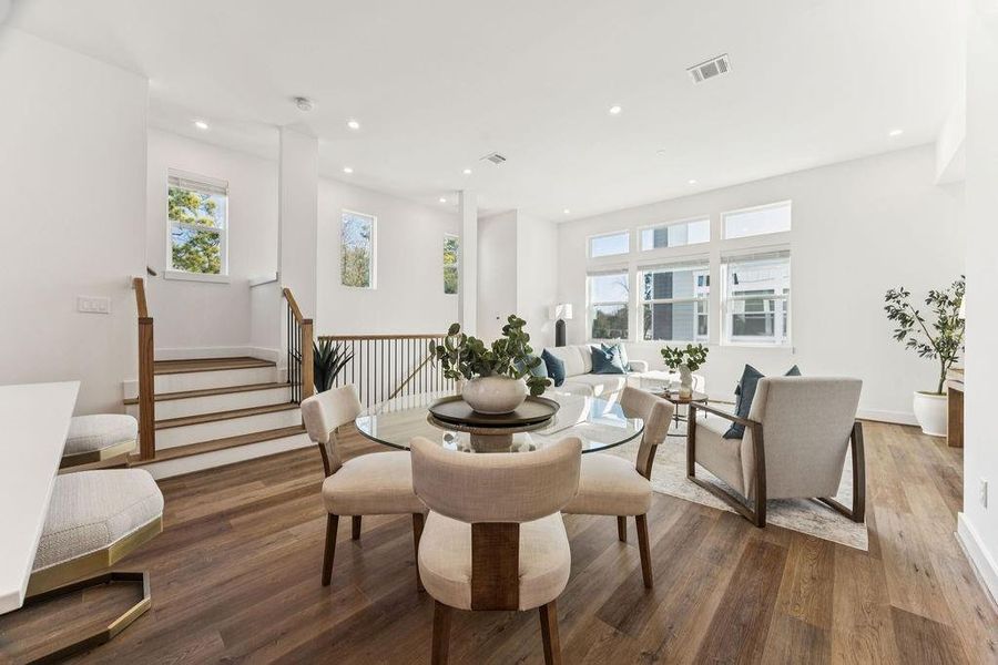 Furnished interior view inside a new home in , Houston (Image 13).