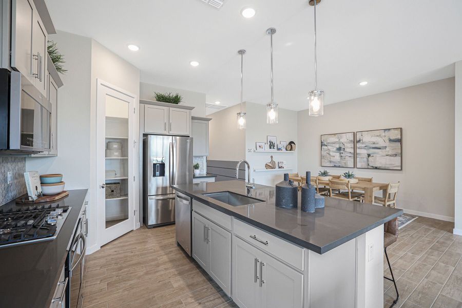 Representative furnished interior of a home built from the Copper by Mattamy Homes in Empire Pointe, Queen Creek (Image 16).
