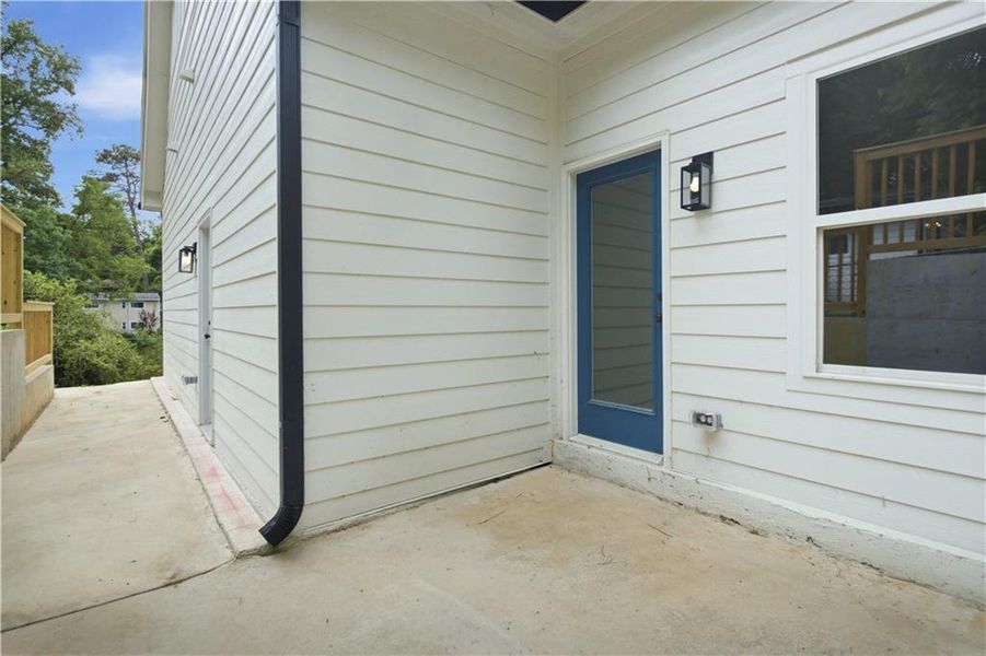 Exterior details and patio area of a home in , Smyrna (Image 2). Exterior details and patio area of a home in , Smyrna (Image 2).