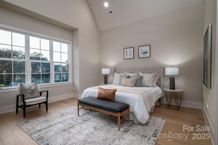 Furnished interior view inside a new home in , Belmont (Image 9).