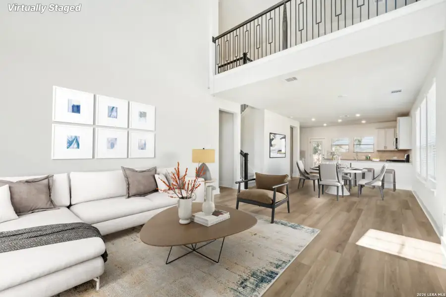 Furnished interior view inside a new home in Thomas Pond, San Antonio (Image 6).