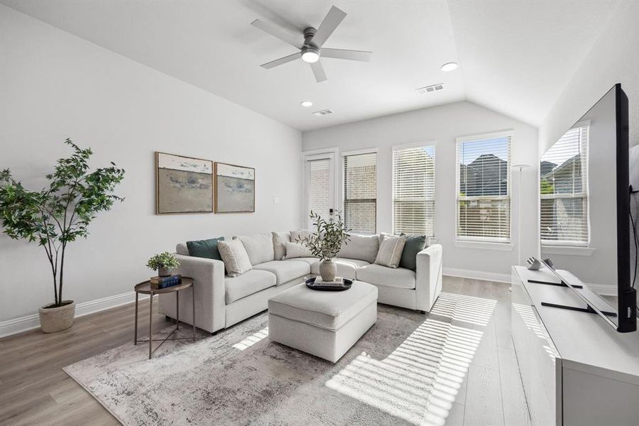 Furnished interior view inside a new home in Cambridge Crossing, Celina (Image 5).