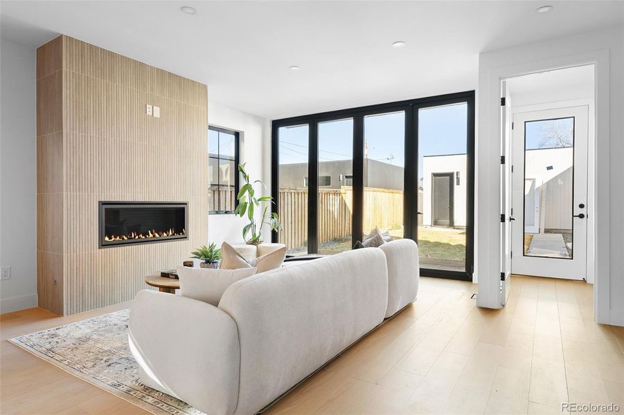 Furnished interior view inside a new home in , Denver (Image 8).