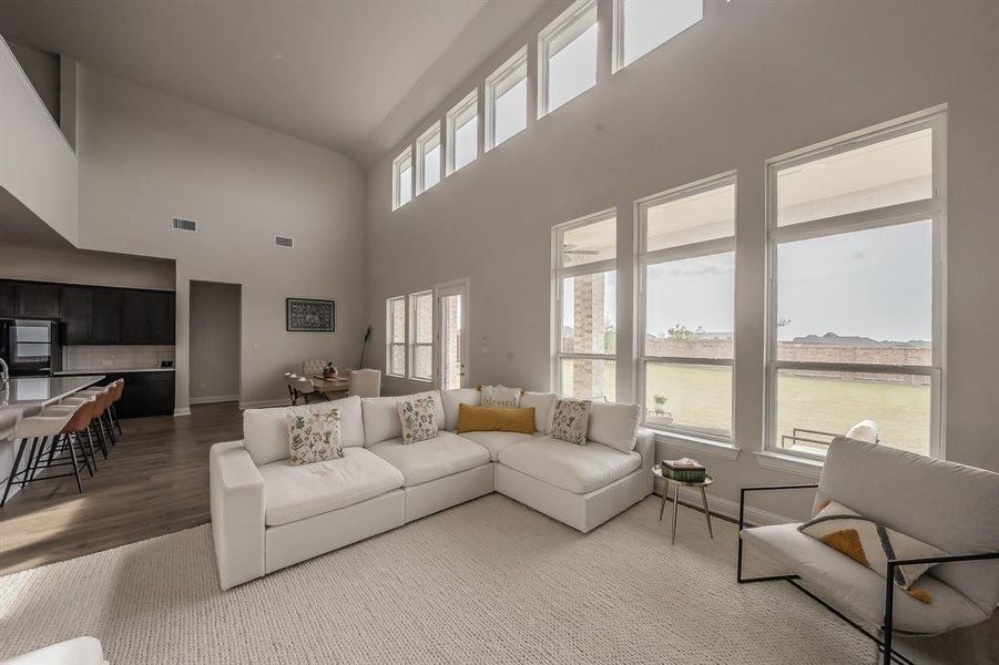 Furnished interior view inside a new home in Sweetgrass, Haslet (Image 6). Furnished interior view inside a new home in Sweetgrass, Haslet (Image 6).