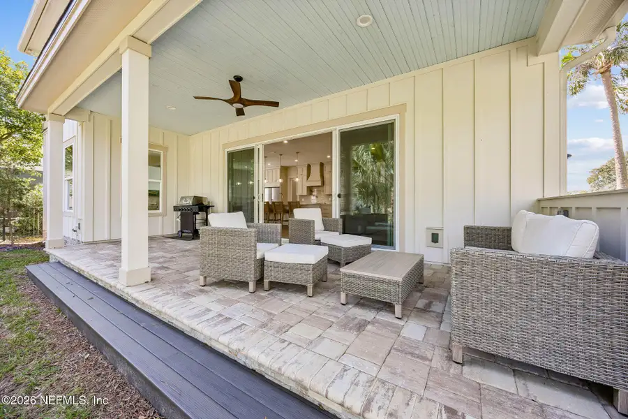 Exterior details and patio area of a home in , Fernandina Beach (Image 22).
