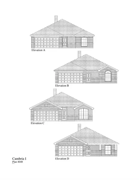 Representative exterior photo of a completed home built from the Cambria I by Cheldan Homes in Sunset Ridge, Keene, TX (Image 1). Representative exterior photo of a completed home built from the Cambria I by Cheldan Homes in Sunset Ridge, Keene, TX (Image 1).