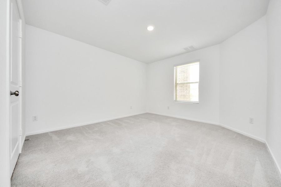 Spacious first floor primary suite.