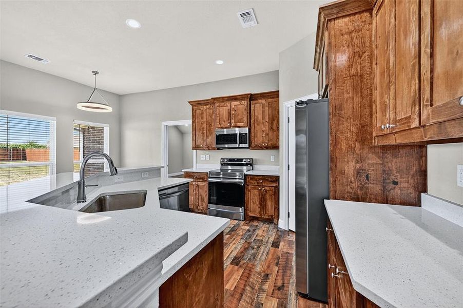 Furnished interior view inside a new home in , Ector (Image 5). Furnished interior view inside a new home in , Ector (Image 5).