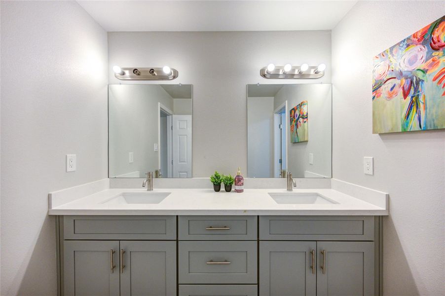 Furnished interior view inside a new home in , Humble (Image 34).