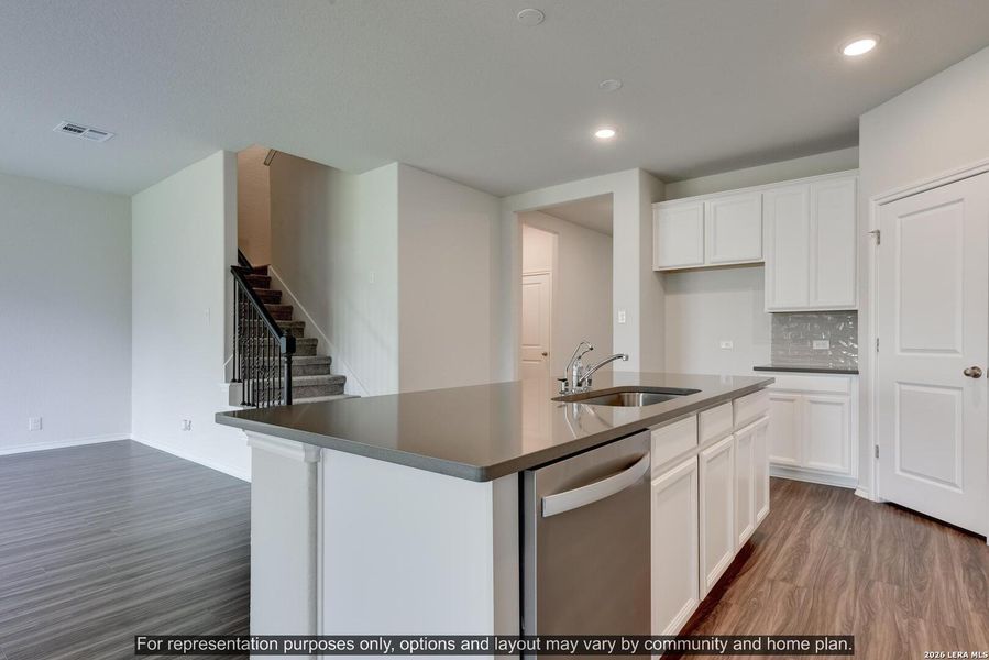 Furnished interior view inside a new home in Nopal Valley, San Antonio (Image 8).