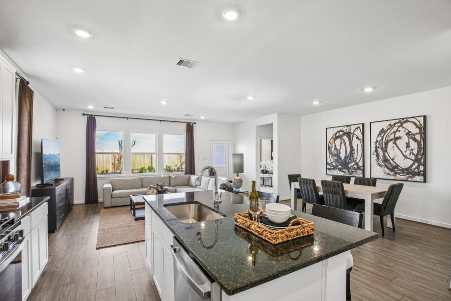 Representative furnished interior of a home built from the Charlton by Taylor Morrison in Mason Woods, Cypress (Image 15).