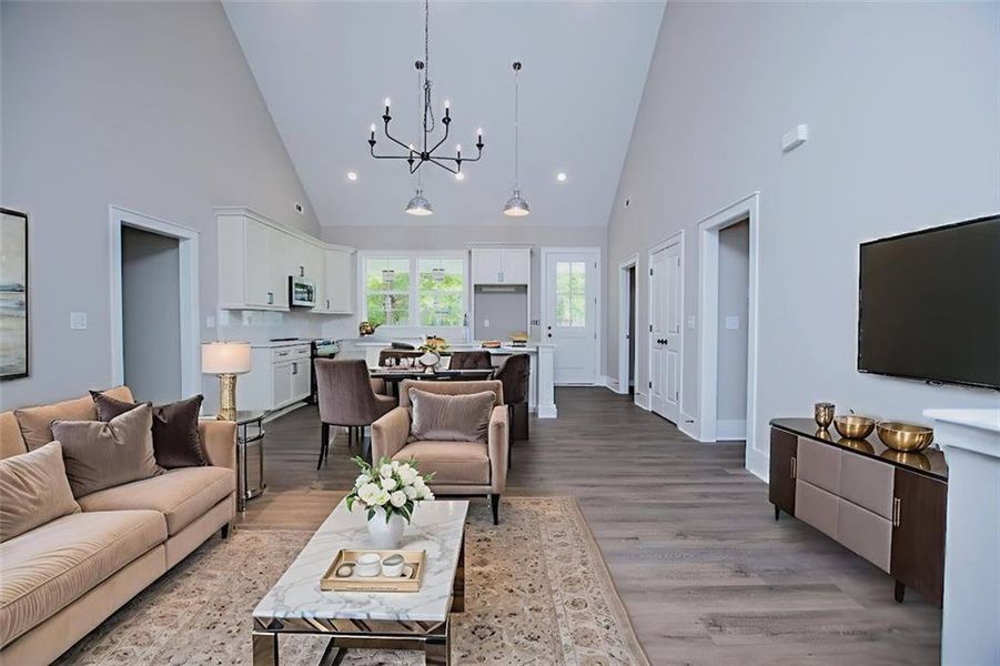 Furnished interior view inside a new home in , Bowdon (Image 4). Furnished interior view inside a new home in , Bowdon (Image 4).