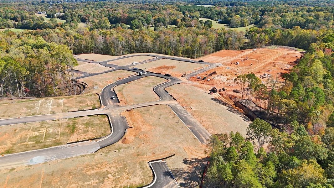 Site preparation for new homesites in Terraces at the Exchange, Indian Land (Image 23).