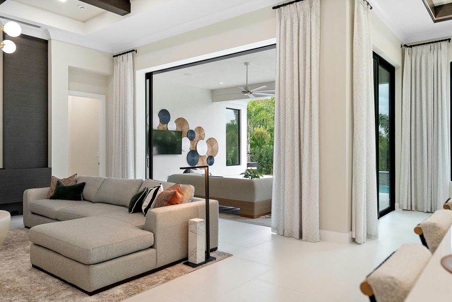 Representative furnished interior of a home built from the Keenan 58 by GHO Homes in Tesoro Club, Port St. Lucie (Image 4). Representative furnished interior of a home built from the Keenan 58 by GHO Homes in Tesoro Club, Port St. Lucie (Image 4).