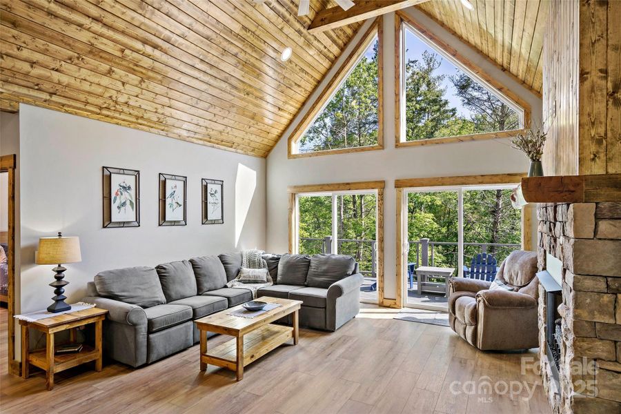 Furnished interior view inside a new home in , Mill Spring (Image 7). Furnished interior view inside a new home in , Mill Spring (Image 7).