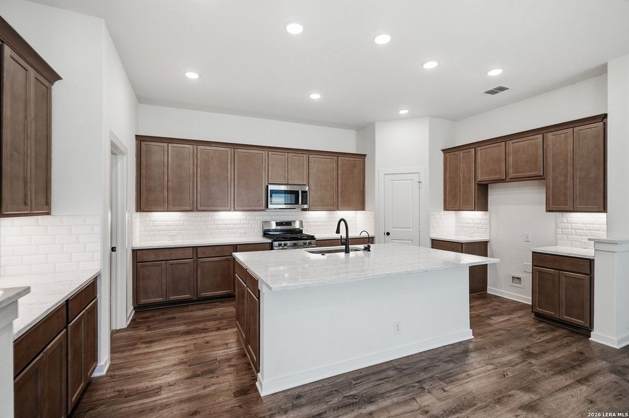 Furnished interior view inside a new home in The Crossvine, Schertz (Image 8).