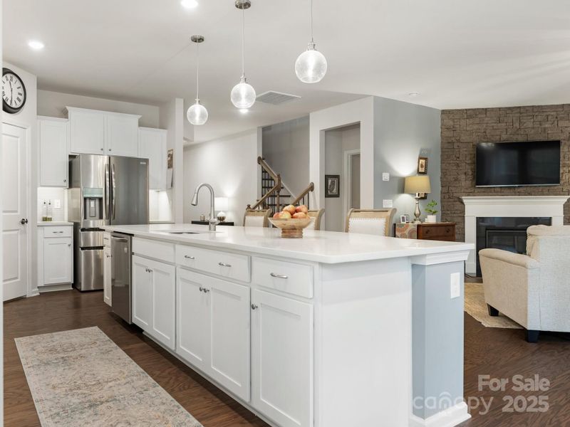 Furnished interior view inside a new home in Estates at Arlington Woods, Mint Hill (Image 10).