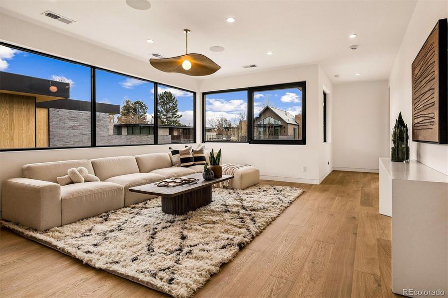 Furnished interior view inside a new home in , Denver (Image 13).