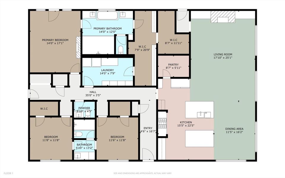 2D floor plan layout of this home in , Burnet, TX (Image 3). 2D floor plan layout of this home in , Burnet, TX (Image 3).