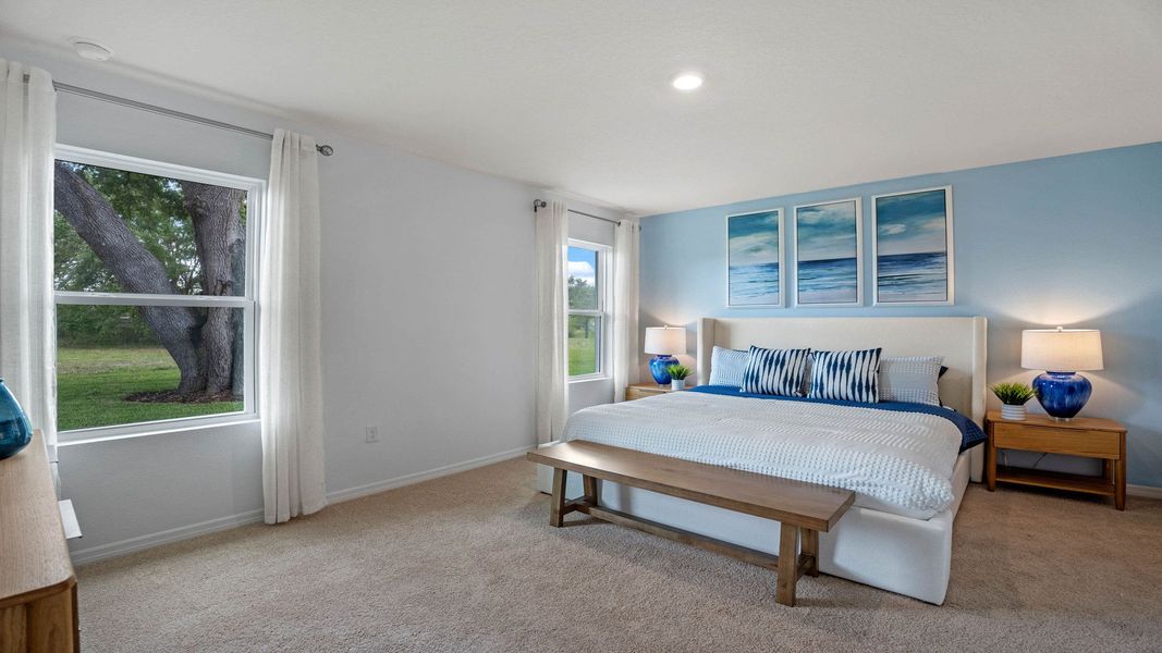 Furnished interior view inside a new home in Fountain View, Ormond Beach (Image 10).