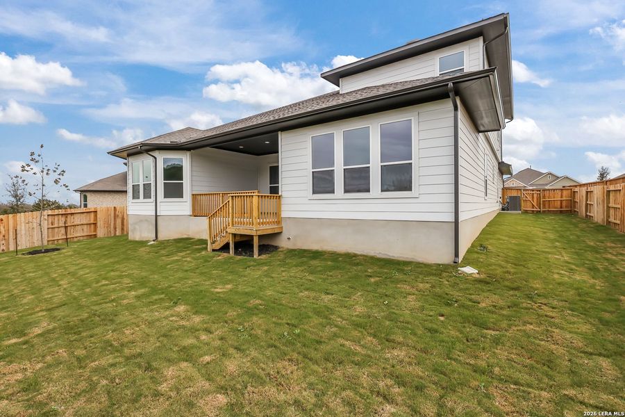 Exterior details and patio area of a home in Homestead, Schertz (Image 22). Exterior details and patio area of a home in Homestead, Schertz (Image 22).