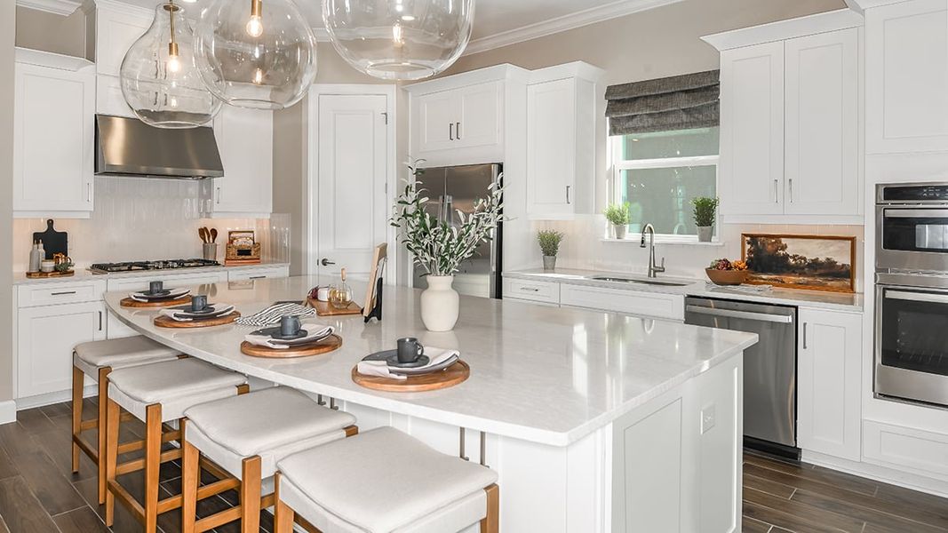 Representative furnished interior of a home built from the Lazio by Taylor Morrison in Center Lake Ranch Community Group Page, St. Cloud (Image 5).