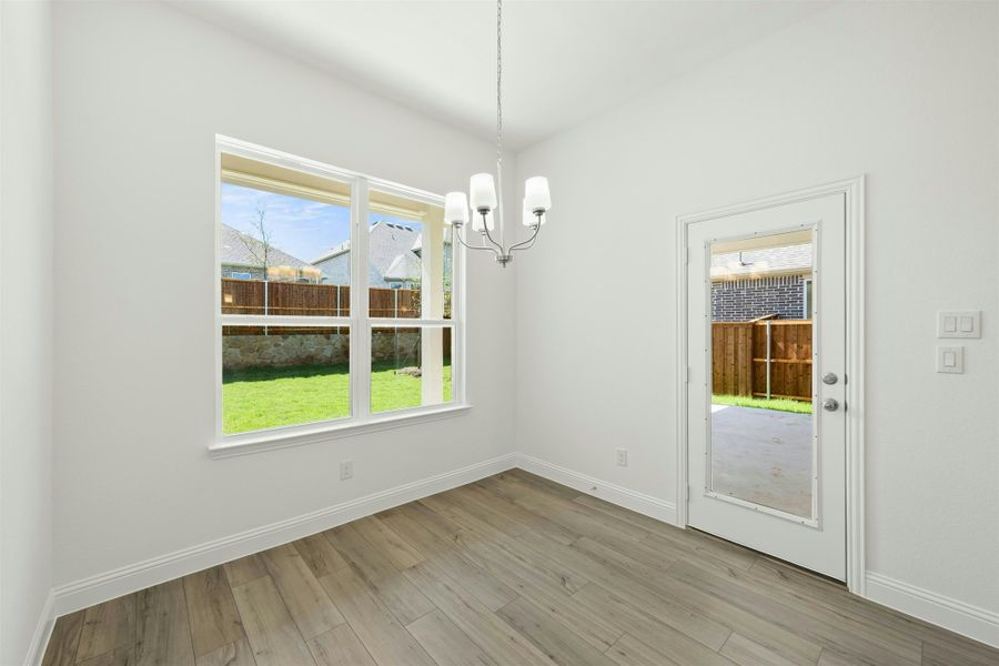 Representative unfurnished interior of a home built from the Cherry by Kindred Homes in Westside Preserve, Midlothian (Image 48).