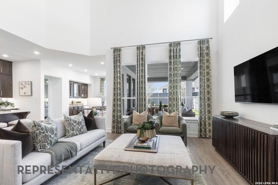 Furnished interior view inside a new home in Venado Crossing, Cibolo (Image 14). Furnished interior view inside a new home in Venado Crossing, Cibolo (Image 14).