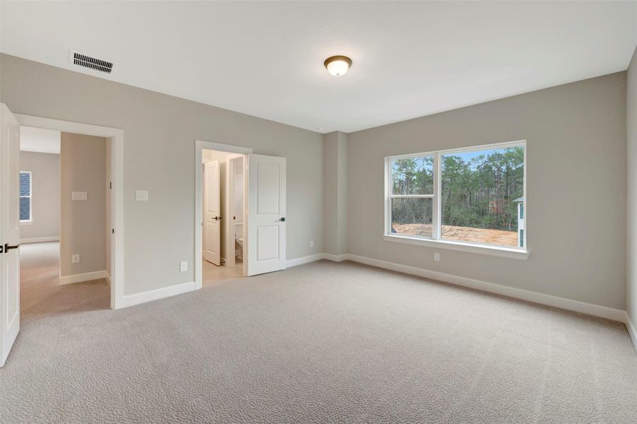 Spacious, unfurnished interior of a new home in The Woodlands Hills 70’, Willis (Image 22).